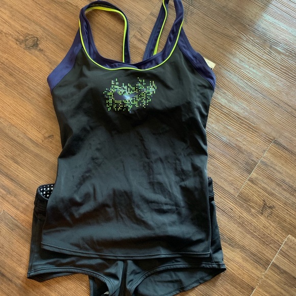 nike boyshort swimsuit